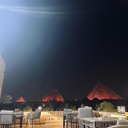 Queen Ash Pyramid View Inn Kafret el-Gabal Kültér fotó
